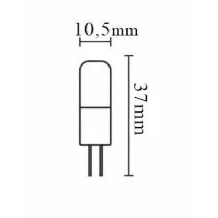 LED himmennettävä polttimo G4/2W/12V 4000K