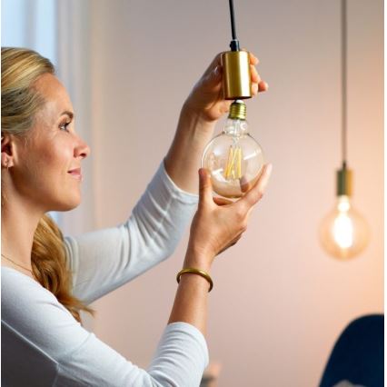 LED-himmennettävä polttimo FILAMENT G95 E27/6,7W/230V 2700-6500K CRI 90 Wi-Fi - WiZ