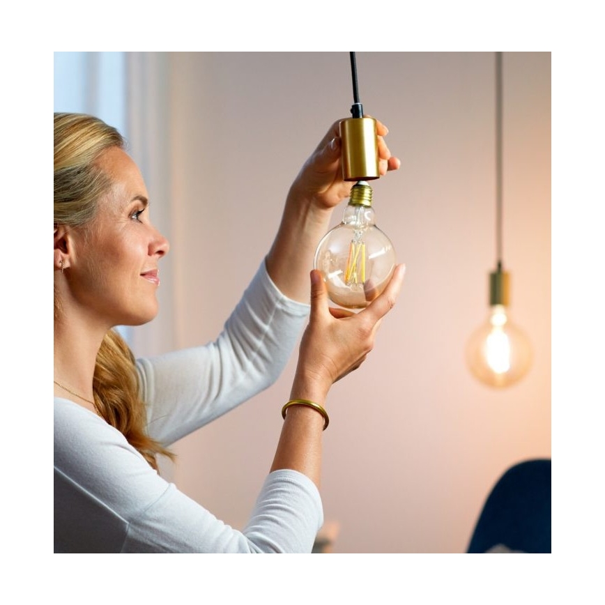 LED-himmennettävä polttimo FILAMENT G95 E27/6,7W/230V 2700-6500K CRI 90 Wi-Fi - WiZ