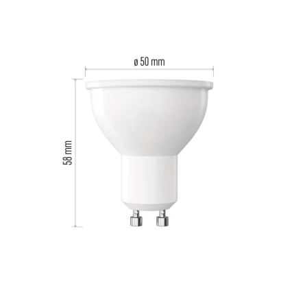 LED himmennettävä polttimo MR16 GU10/7W/230V 4000K