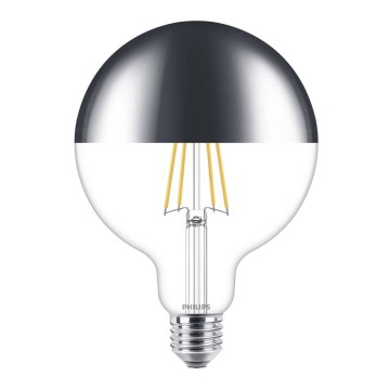 LED-himmennettävä polttimo peilikannalla DECO Philips G125 E27/7,2W/230V 2700K