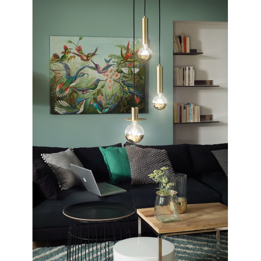 LED-himmennettävä polttimo peilipallokannalla GLOBE G95 E27/6,5W/230V 2700K kulta - Paulmann 28675