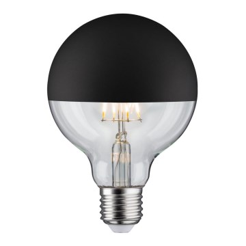 LED-himmennettävä polttimo peilipallokannalla GLOBE G95 E27/6,5W/230V 2700K musta - Paulmann 28676