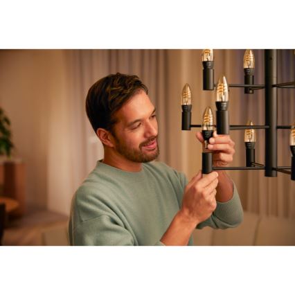 LED Himmennettävä polttimo Philips Hue WHITE AMBIANCE E14/4,6W/230V 2200-4500K