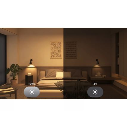 LED-himmennettävä polttimo Philips Hue WHITE AMBIANCE E27/8,1W/230V 1000-20000K
