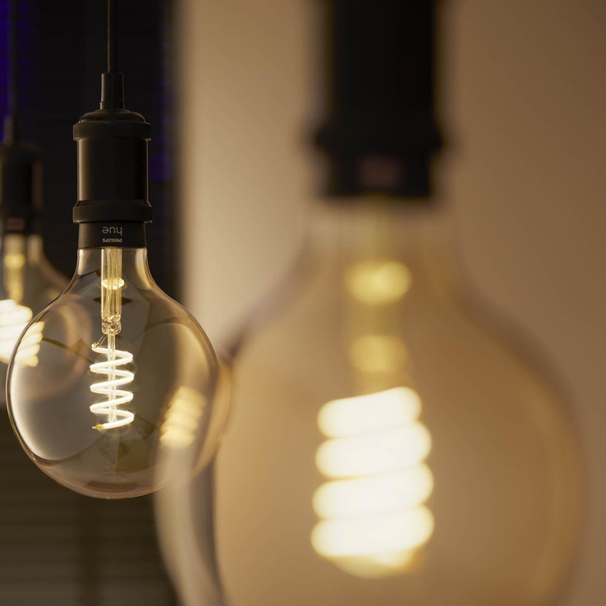 LED Himmennettävä polttimo Philips Hue WHITE AMBIANCE G125 E27/7W/230V 2200-4500K