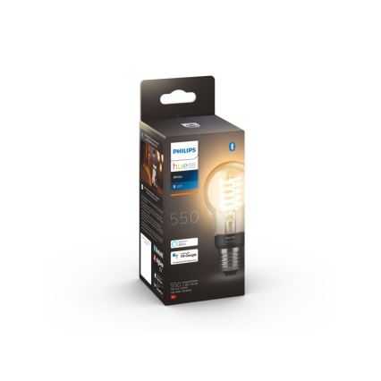 LED Himmennettävä polttimo Philips Hue WHITE FILAMENT A60 E27/7W/230V 2100K