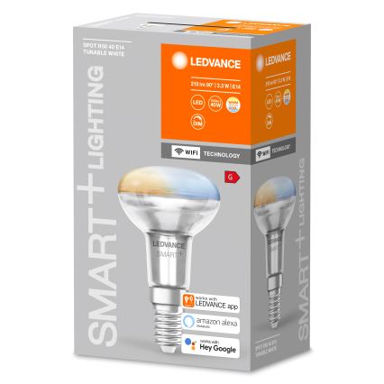 Himennettävä LED-reflektorilamppu SMART+ R50 E14/3,3W/230V 2700-6500K Wi-Fi - Ledvance