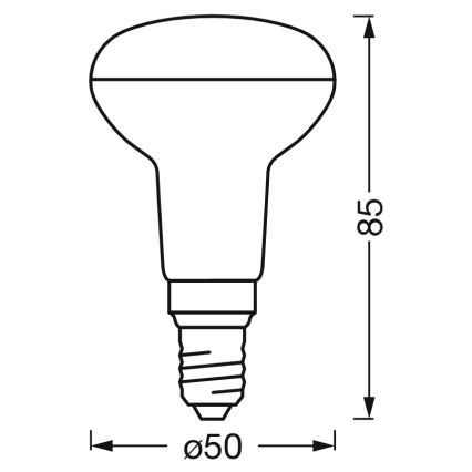 Himennettävä LED-reflektorilamppu SMART+ R50 E14/3,3W/230V 2700-6500K Wi-Fi - Ledvance