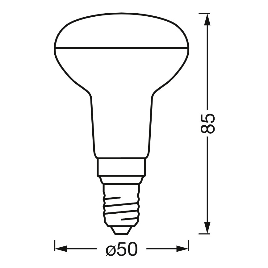 Himennettävä LED-reflektorilamppu SMART+ R50 E14/3,3W/230V 2700-6500K Wi-Fi - Ledvance