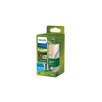 LED-himmennettävä polttimo ULTRAEFFICIENT VINTAGE Philips A60 E27/2,3W/230V 2700K