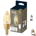 LED-himmennettävä polttimo VINTAGE FILAMENT C35 E14/4,9W/230V 2000-5000K CRI 90 Wi-Fi - WiZ