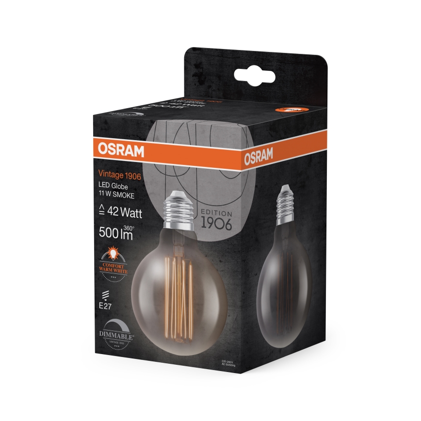 LED-himmennettävä polttimo VINTAGE FILAMENT E27/11W/230V 1800K - Osram