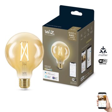 LED Himmennettävä polttimo VINTAGE FILAMENT G95 E27/6,7W/230V 2000-5000K CRI 90 Wi-Fi - WiZ