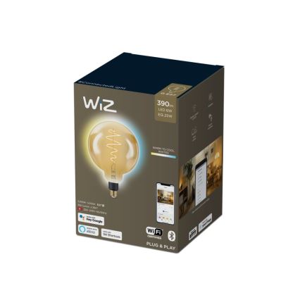 LED Himmennettävä polttimo VINTAGE FILAMENT G200 E27/6W/230V 2000-5000K CRI 90 Wi-Fi - WiZ