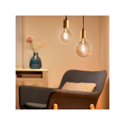 LED Himmennettävä polttimo VINTAGE FILAMENT G95 E27/6,7W/230V 2000-5000K CRI 90 Wi-Fi - WiZ