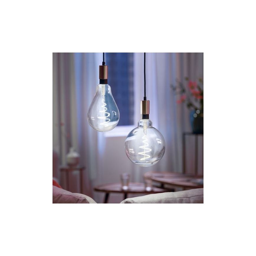 LED Himmennettävä polttimo VINTAGE FILAMENT PS160 E27/6,5W/230V 2000-5000K CRI 90 Wi-Fi -WiZ