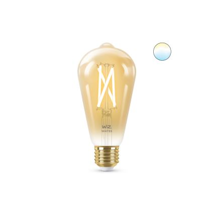 LED Himmennettävä polttimo VINTAGE FILAMENT ST64 E27/7W/230V 2000-5000K CRI 90 Wi-Fi - WiZ