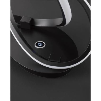 LED-himmennettävä pöytälamppu INDIGO LED/19W/230V 3000K musta