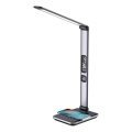 LED himmennettävä pöytälamppu LED/8,5W/230V langattomalla latauksella hopea