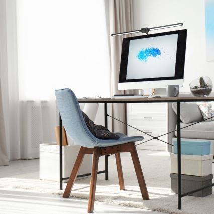 LED-himmennettävä pöytälamppu USB TENUIX DUO LED/14W/5V 3000-6000K musta