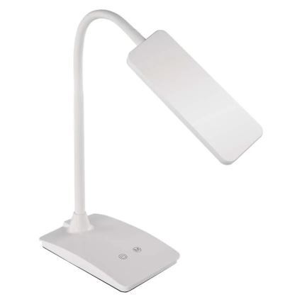 LED himmennettävä pöytävalaisin EDDY LED/6W/230V 3000/4500/6800K valkoinen