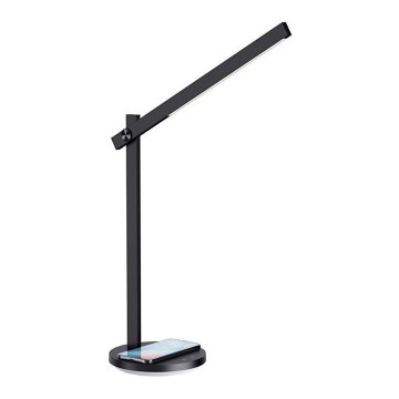 LED Himmennettävä pöytävalaisin langattomalla latauksella QI BEAM LED/18W/230V 2800K/4000K/5000K