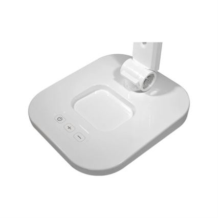 LED-himmennettävä pöytävalaisin suurennuslasilla LED/7W/230V 6500K valkoinen