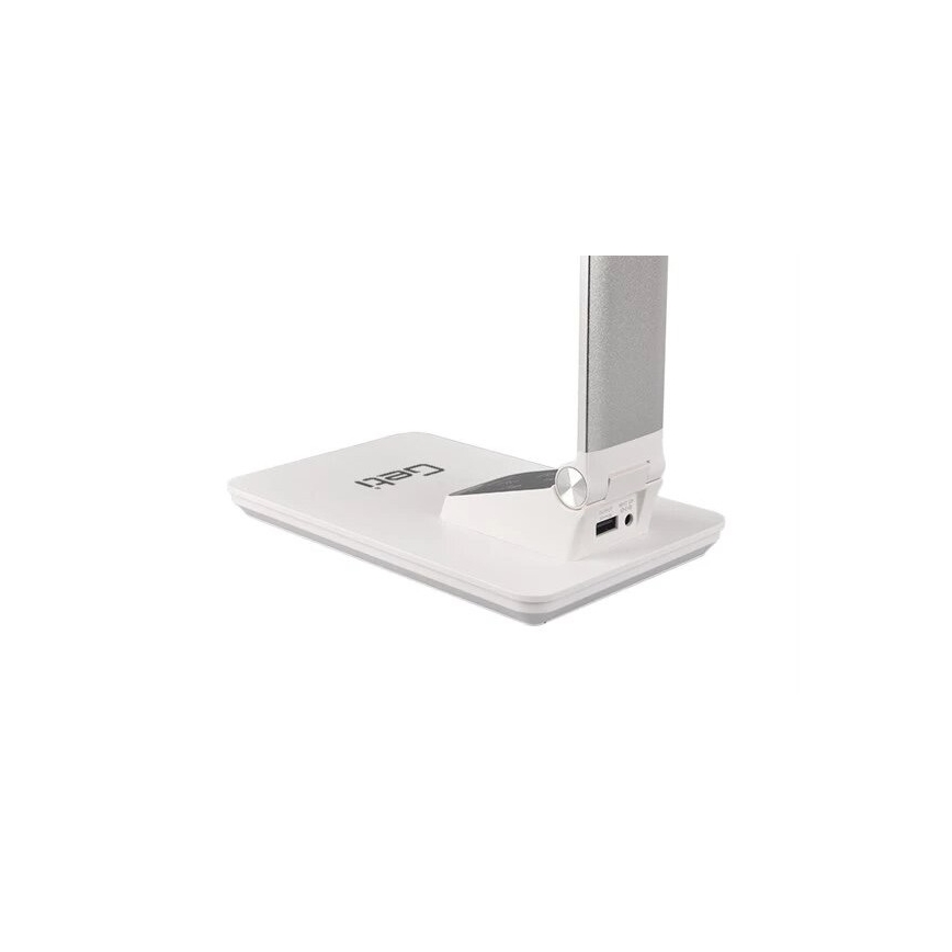 LED himmennettävä pöytävalaisin USB-liitännällä LED/7W/230V 3000K/4000K/5500K valkoinen