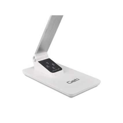 LED himmennettävä pöytävalaisin USB-liitännällä LED/7W/230V 3000K/4000K/5500K valkoinen