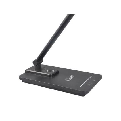 LED himmennettävä pöytävalaisin USB-liitännällä LED/9W/230V 3000K/4000K/5500K musta