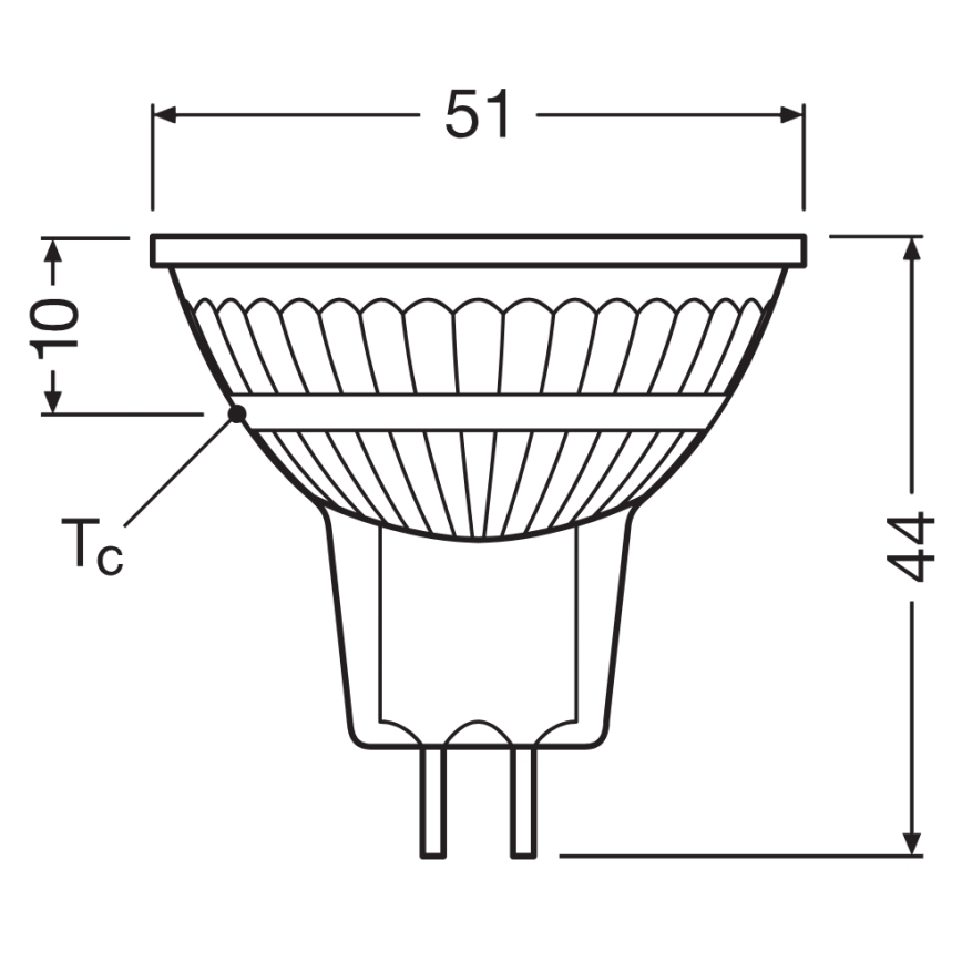 LED himmennettävä reflektorilamppu MR16 GU5,3/5,3W/12V 4000K 36° CRI 97 - Ledvance