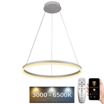 LED himmennettävä riippuvalaisin johdolla LED/42W/230V 3000-6500K halkaisija 60 cm + kaukosäädin