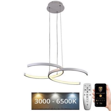 LED himmennettävä riippuvalaisin johdolla LED/50W/230V 3000-6500K + kaukosäädin