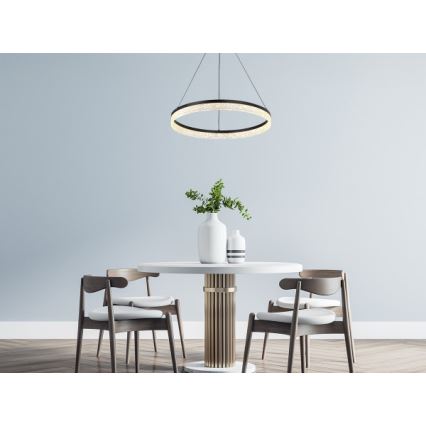 LED-himmennettävä riippuvalaisin vaijerilla ALIANZ LED/45W/230V 3000–6000 K Ø 60 cm + kaukosäädin