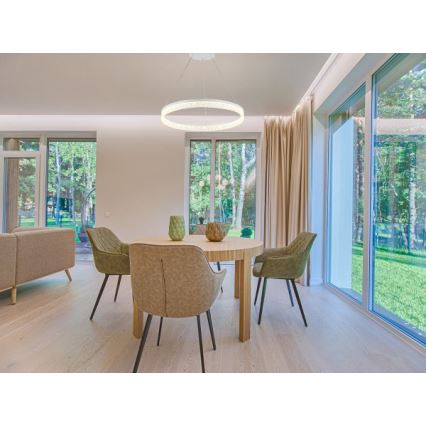 LED-himmennettävä riippuvalaisin vaijerilla ALIANZ LED/45W/230V 3000-6000K Ø 60 cm + kaukosäädin