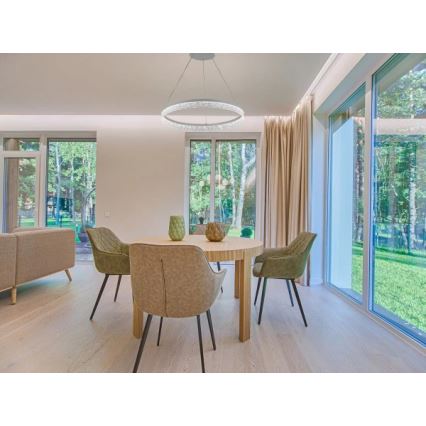 LED-himmennettävä riippuvalaisin vaijerilla ALIANZ LED/45W/230V 3000-6000K Ø 60 cm + kaukosäädin