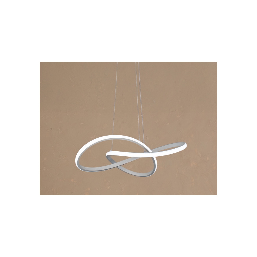 LED-himmennettävä riippuvalaisin vaijerilla LED/65W/230V 3000-6500K halkaisija 49 cm + kaukosäädin