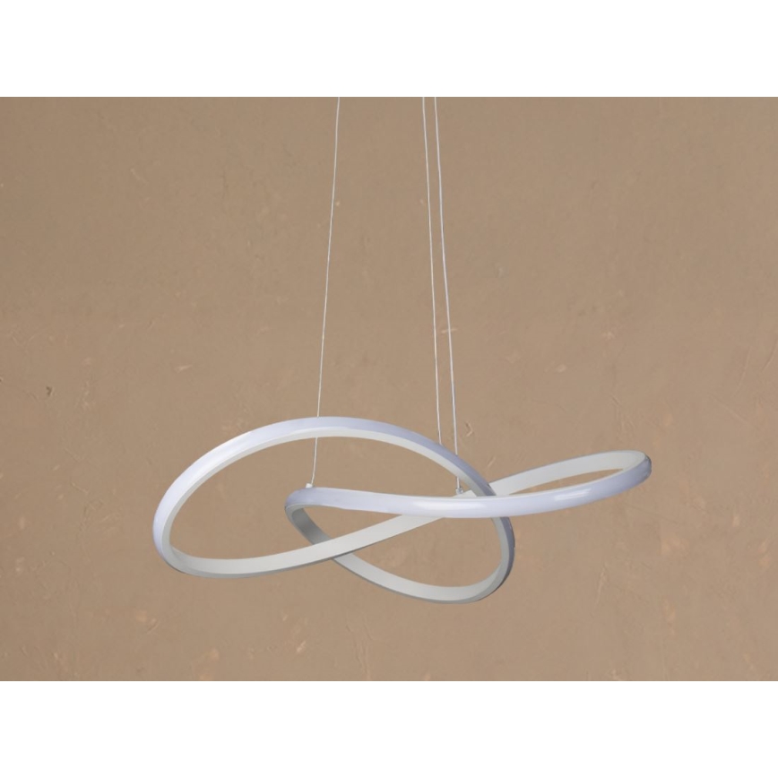 LED-himmennettävä riippuvalaisin vaijerilla LED/65W/230V 3000-6500K halkaisija 49 cm + kaukosäädin