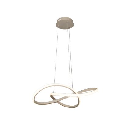 LED-himmennettävä riippuvalaisin vaijerilla LED/65W/230V 3000-6500K halkaisija 49 cm + kaukosäädin