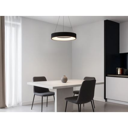 LED-himmennettävä riippuvalaisin vaijerilla LED/75W/230V 3000-6500K Ø 49 cm + kaukosäädin