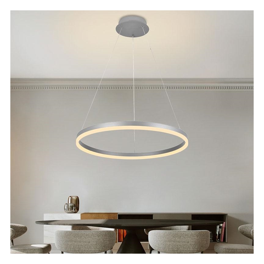 LED himmennettävä riippuvalaisin johdolla LED/42W/230V 3000-6500K halkaisija 60 cm + kaukosäädin