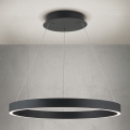 LED-himmennettävä riippuvalaisin vaijerilla KOLK LED/60W/230V 2700/3000/4000K halkaisija 60 cm musta