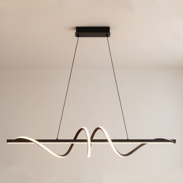 LED-himmennettävä riippuvalaisin vaijerilla LED/50W/230V 3000-6500K 100 cm + kaukosäädin