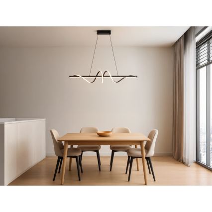 LED-himmennettävä riippuvalaisin vaijerilla LED/50W/230V 3000-6500K 100 cm + kaukosäädin