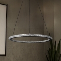 LED-himmennettävä riippuvalaisin vaijerilla LED/90W/230V 3000-6500K halkaisija 60 cm + kaukosäädin