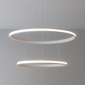LED-himmennettävä riippuvalaisin vaijerilla LED/90W/230V 3000-6500K Ø 60 cm + kaukosäädin
