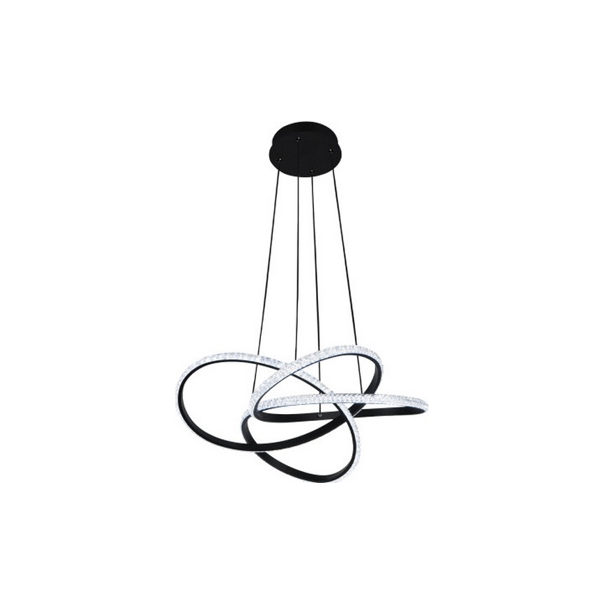 LED Himmennettävä riippuvalaisin kaapelilla LED/95W/230V 3000-6500K halkaisija 57 cm + kaukosäädin