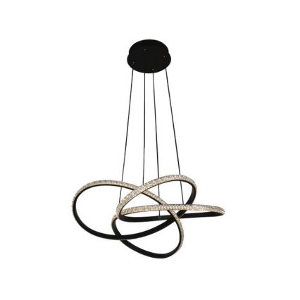 LED Himmennettävä riippuvalaisin kaapelilla LED/95W/230V 3000-6500K halkaisija 57 cm + kaukosäädin