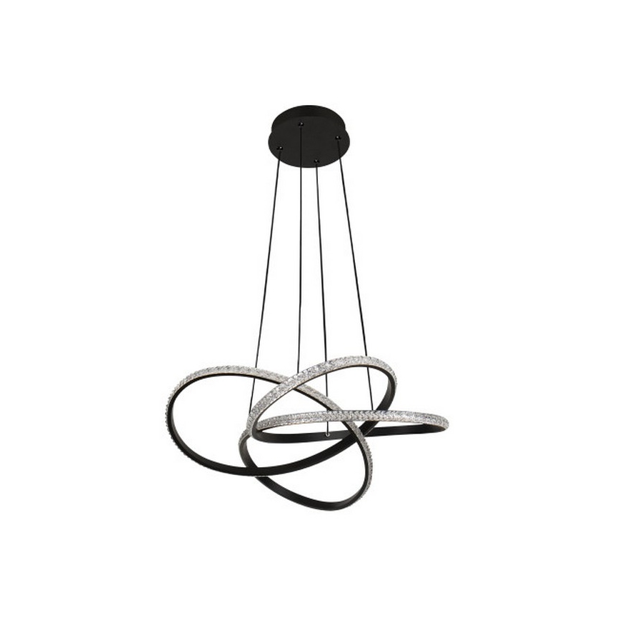 LED Himmennettävä riippuvalaisin kaapelilla LED/95W/230V 3000-6500K halkaisija 57 cm + kaukosäädin